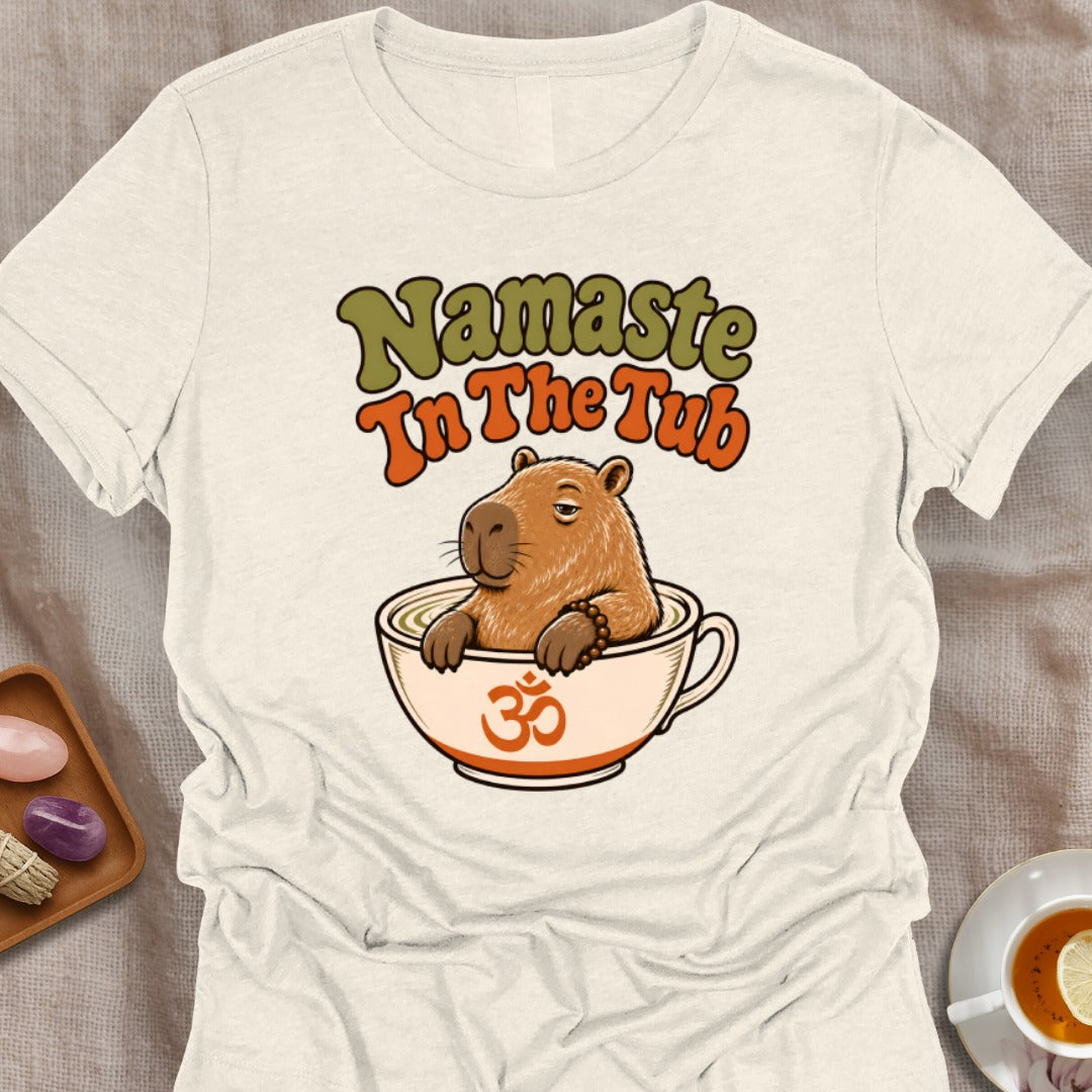Namaste In The Tub T-Shirt