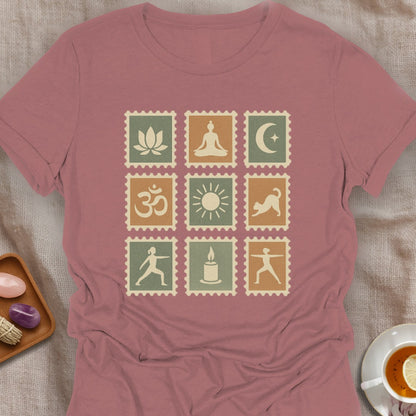 Yoga Stamps T-Shirt