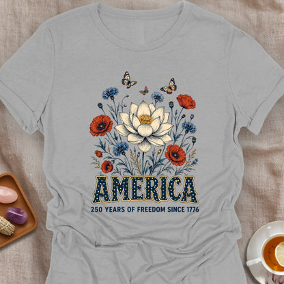 Love Yoga & USA T-Shirt