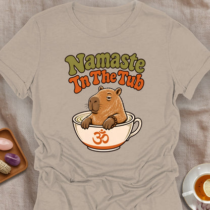 Namaste In The Tub T-Shirt