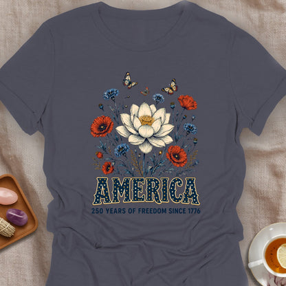 Love Yoga & USA T-Shirt