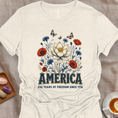 Love Yoga & USA T-Shirt