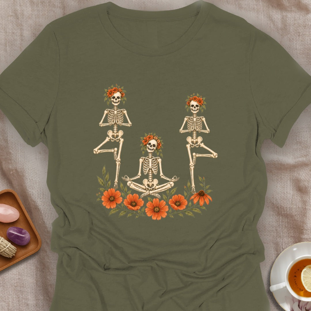 Skeleton Yoga T-Shirt