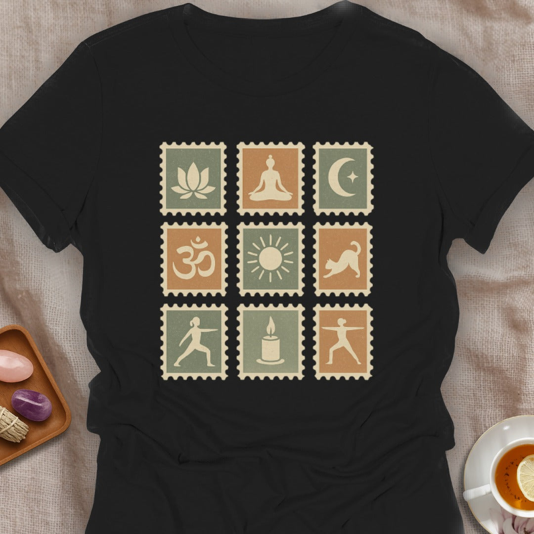 Yoga Stamps T-Shirt